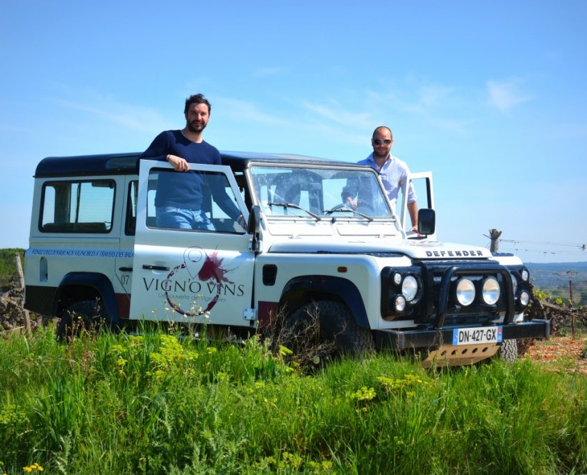 L'équipe Vign'O vins - Balades vigneronnes en 4x4